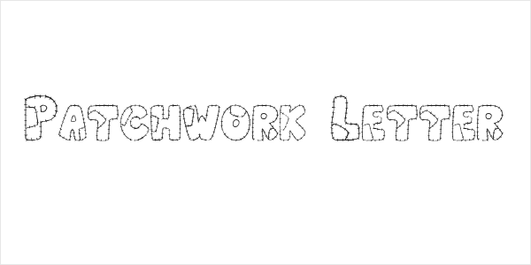 Patchwork Letter Logo