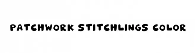 Patchwork Stitchlings Color  baixar fontes gratis