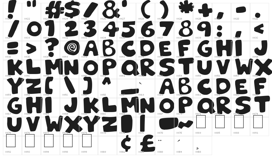 Patchwork Stitchlings Color Character Map