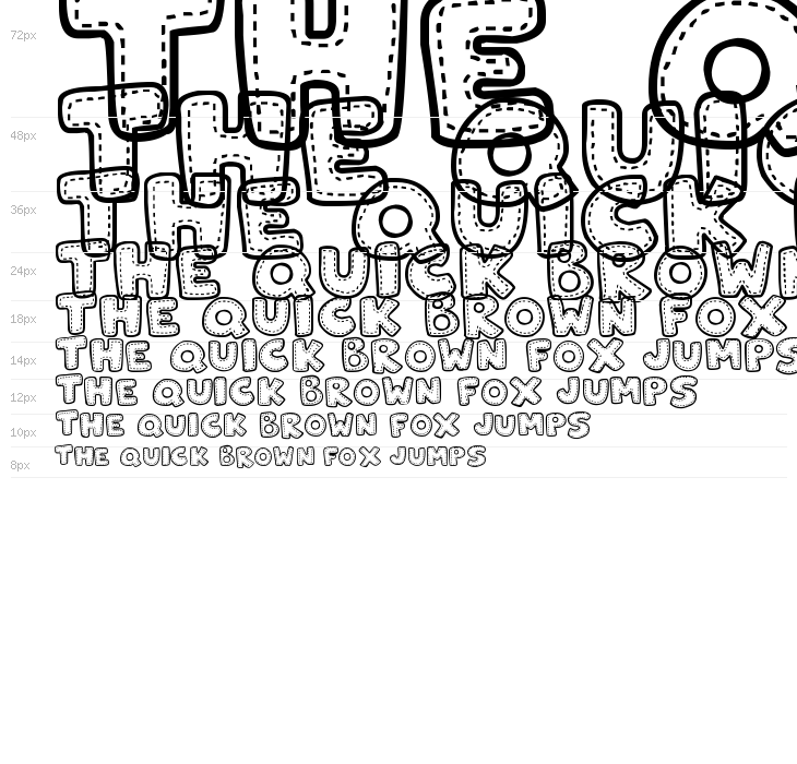 Patchwork Stitchlings Waterfall