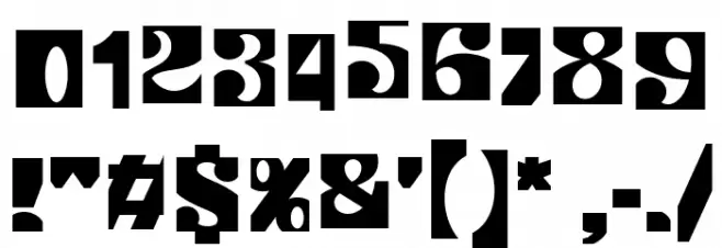Patchwork Font OTHER CHARS