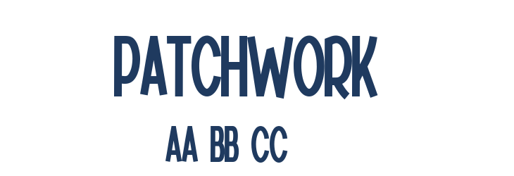 Patchwork1 Font Preview