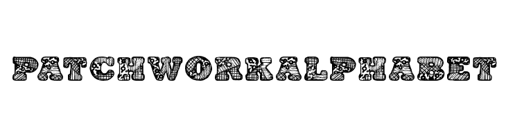 PatchworkAlphabet  Free Fonts Download