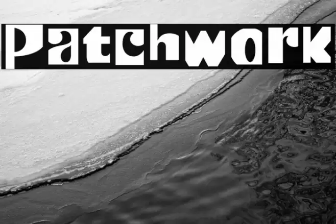 Patchwork Font examples