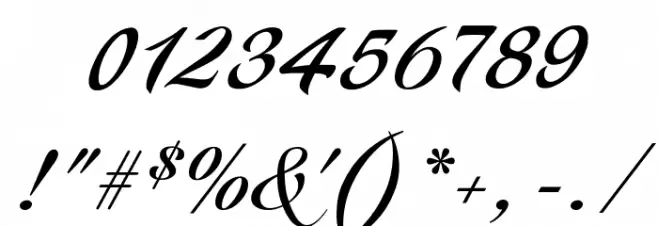 Pateglamt Script demo version Font OTHER CHARS