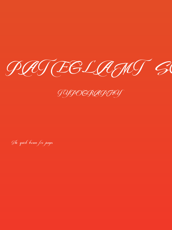 Pateglamt Script demo version Poster