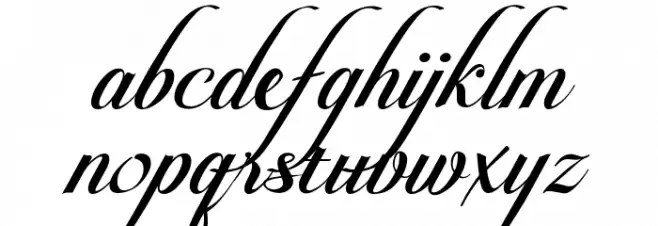 Pateglamt Script demo version 字体 小写