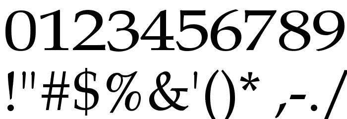 Paternoster AH Font OTHER CHARS