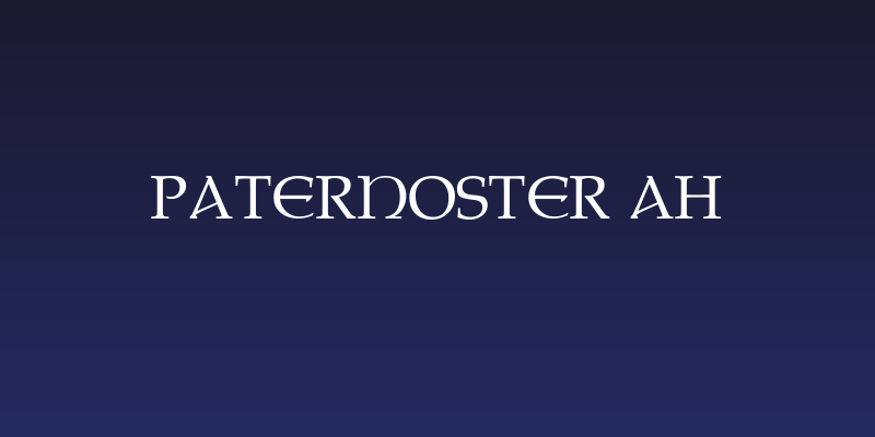 Paternoster AH Social Header