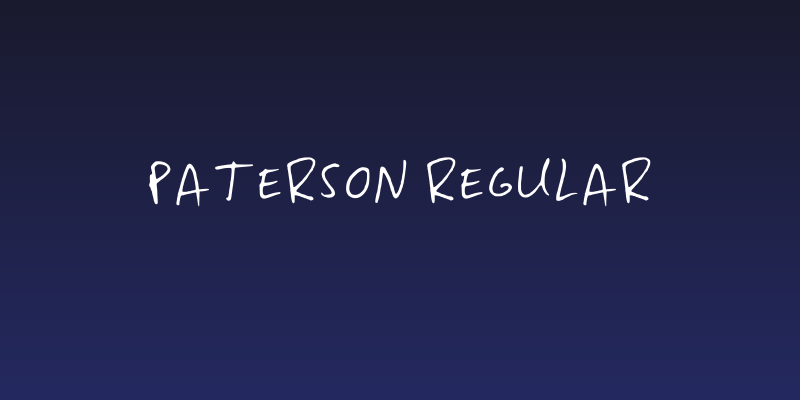 Paterson Regular Social Header