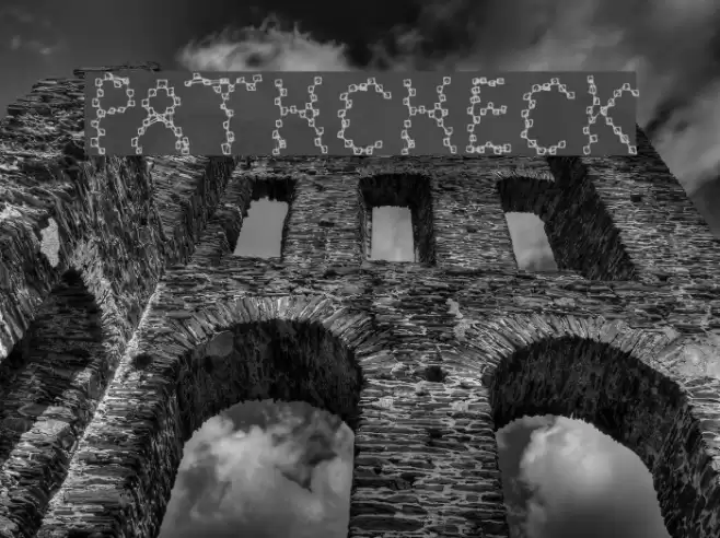 PathCheck Schriftart examples