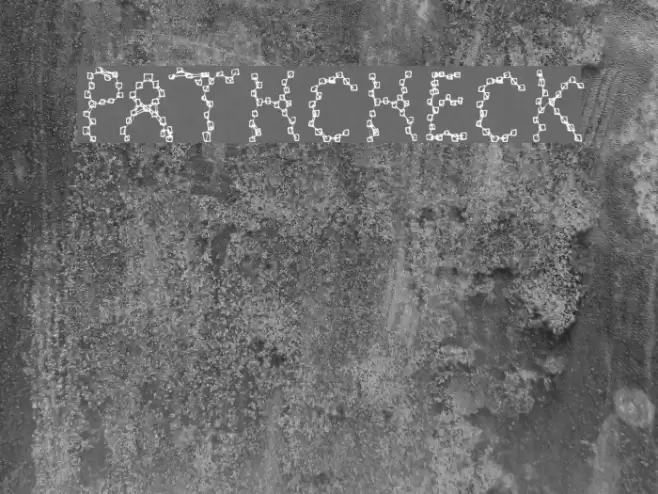 PathCheck Schriftart examples