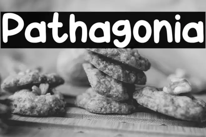 Pathagonia फ़ॉन्ट examples
