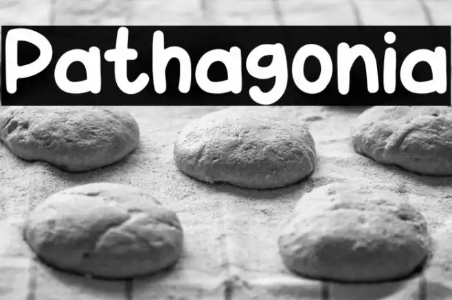 Pathagonia फ़ॉन्ट examples