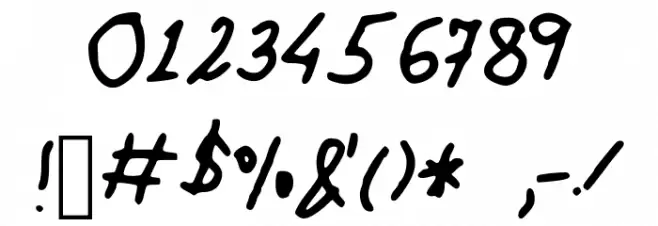 Pathas Font OTHER CHARS