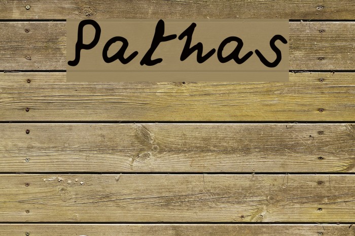 Pathas Font examples