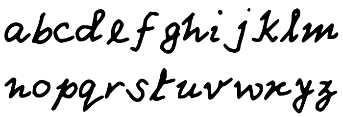 Pathas Font LOWERCASE