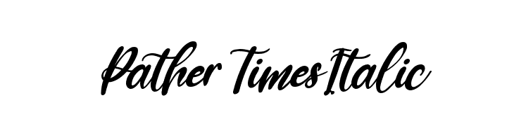Pather Times Italic  Fuentes Gratis Descargar