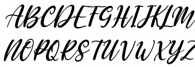Pather Times Italic फ़ॉन्ट अपरकेस