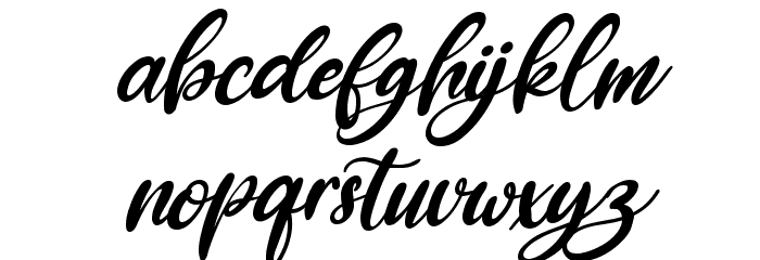 Pather Times Italic Font LOWERCASE