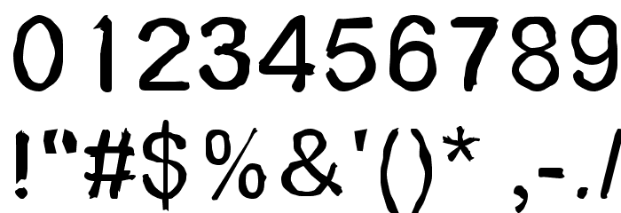 Pathfinder Font OTHER CHARS