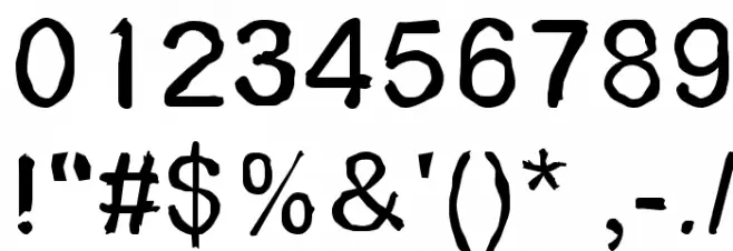 Pathfinder Font OTHER CHARS