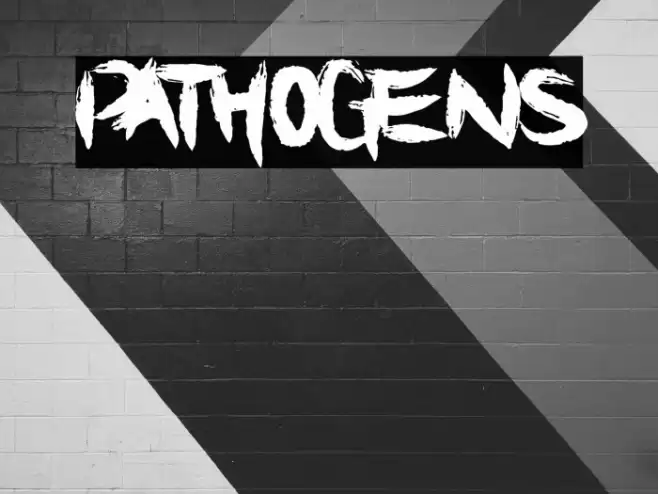 Pathogens Font examples