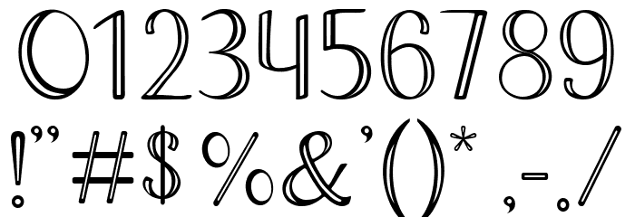 Pathuk Regular Font OTHER CHARS