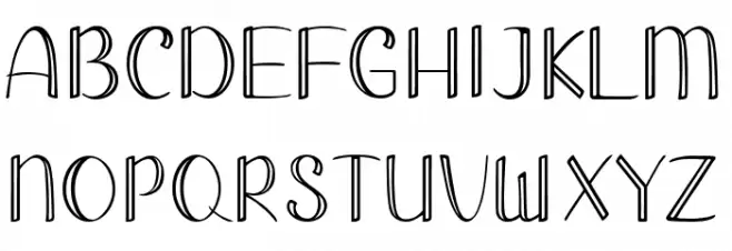 Pathuk Regular フォント 大文字