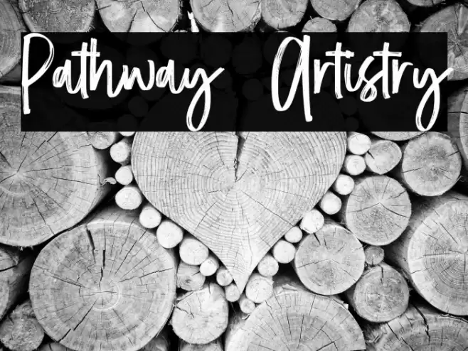 Pathway Artistry Font examples