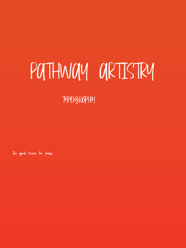 Pathway Artistry Poster