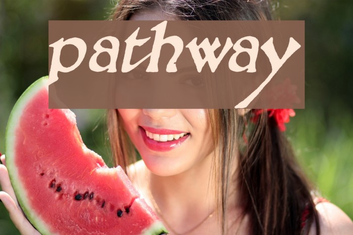 Pathway Font examples