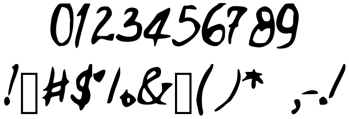 PatiPe Font OTHER CHARS