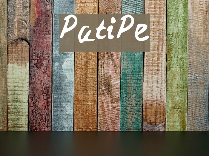 PatiPe Font examples