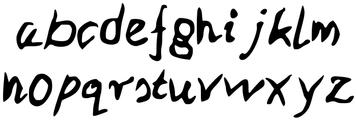 PatiPe Font LOWERCASE
