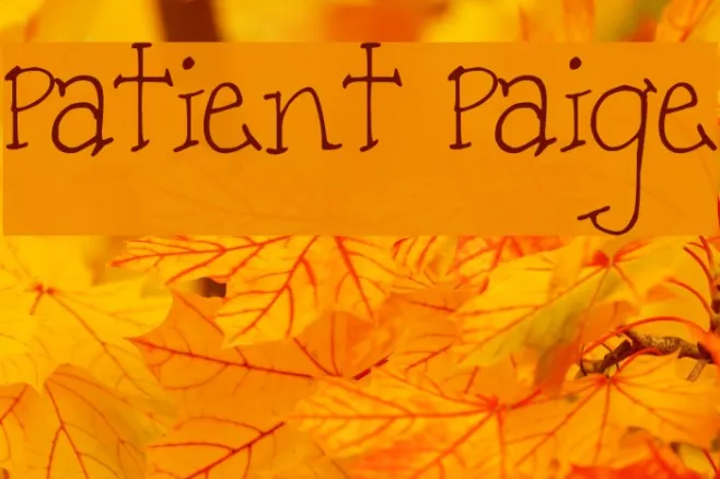 Patient Paige Example 1