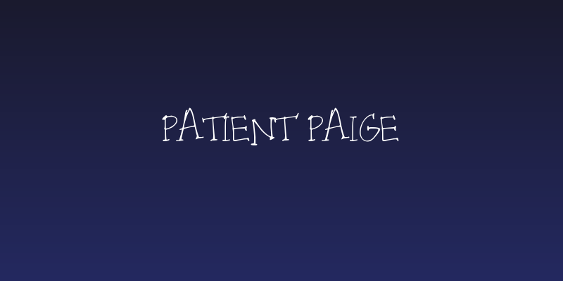 Patient Paige Social Header