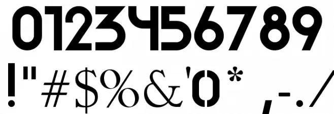 Patinio Basica Font OTHER CHARS