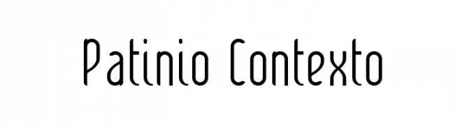 Patinio Contexto  Fuentes Gratis Descargar