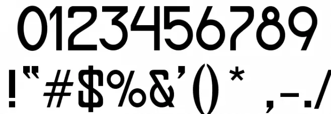 Patinio Futura Font OTHER CHARS