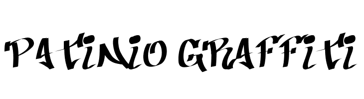 Patinio Graffiti  Frei Schriftart Herunterladen