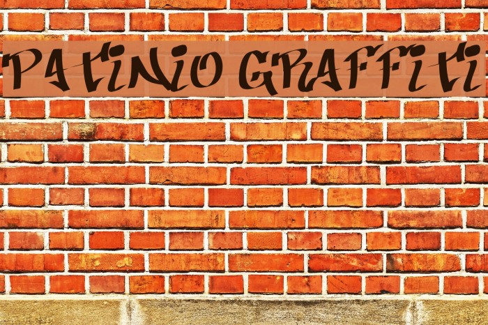 Patinio Graffiti Font examples