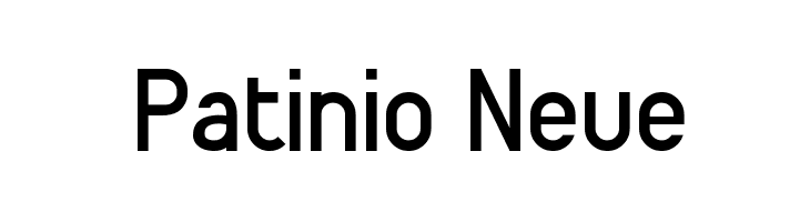 Patinio Neue Font