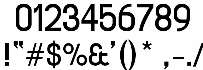 Patinio Neue Font OTHER CHARS