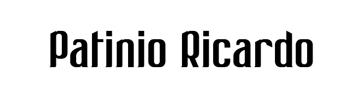 Patinio Ricardo  Frei Schriftart Herunterladen