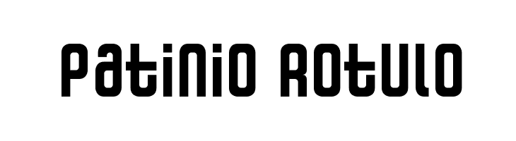 Patinio Rotulo  Скачать бесплатные шрифты