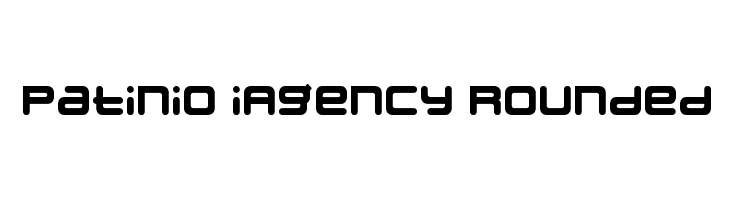 Patinio iAgency Rounded Font