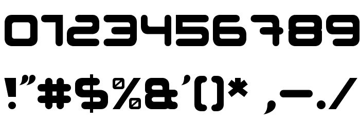 Patinio iAgency Rounded Font OTHER CHARS
