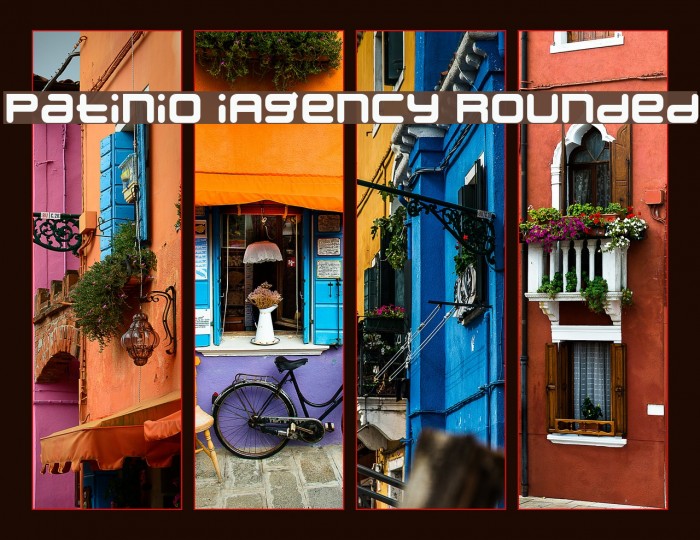 Patinio iAgency Rounded Font examples