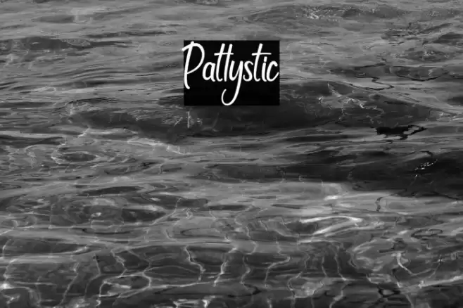 Patlystic Schriftart examples